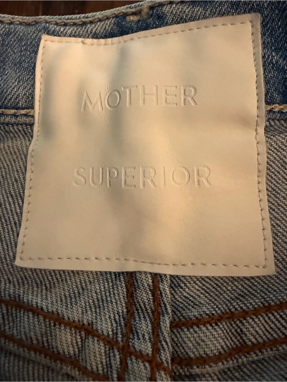 MOTHER Light Wash Distressed Boyfriend Jeans - Picture 5 of 5